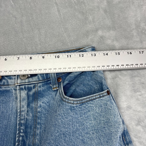 Abercrombie & Fitch Curve Love Jeans Womens 4/27 Blue Ultra High Rise Straight - Picture 3 of 9